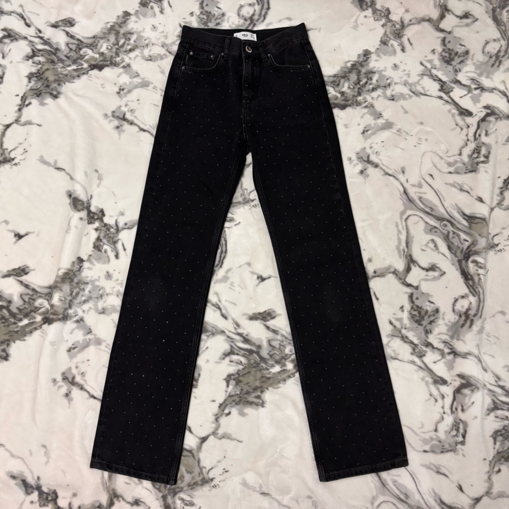 ♠️MANGO RHINESTO JEANS